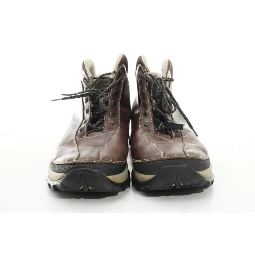 Vintage Y2K GBX Brown Leather Boots Mens Sz 12M Shoes